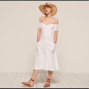 NWOT reformation mariposa dress white-6
